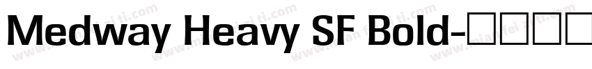 Medway Heavy SF Bold字体转换